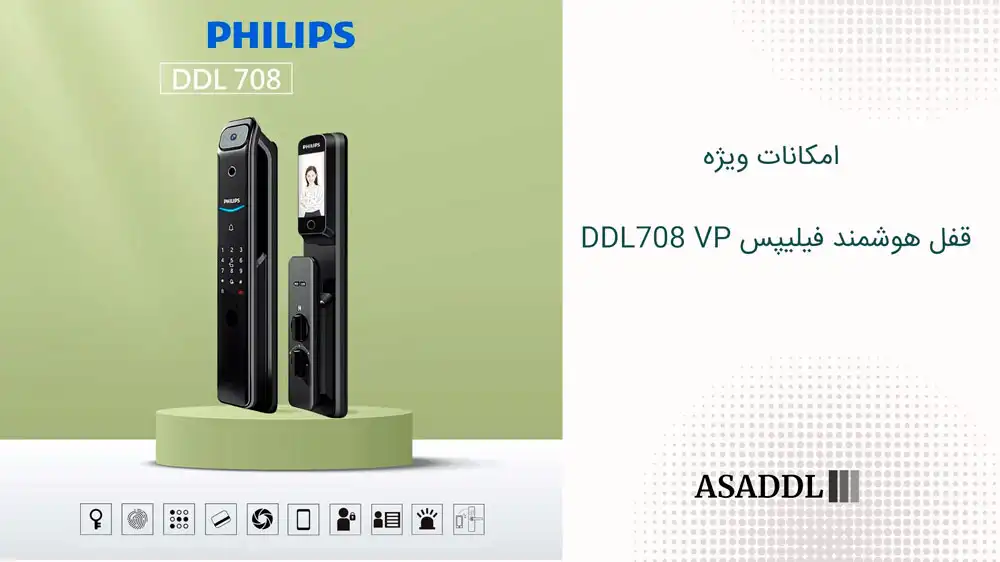 امکانات ویژه قفل هوشمند فیلیپس DDL708 VP