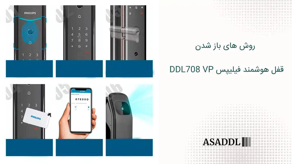 روش های باز شدن قفل هوشمند فیلیپس