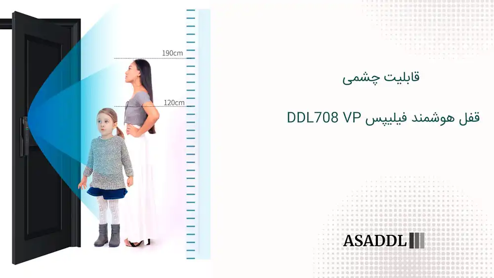 قابلیت چشمی قفل DDL708 VP