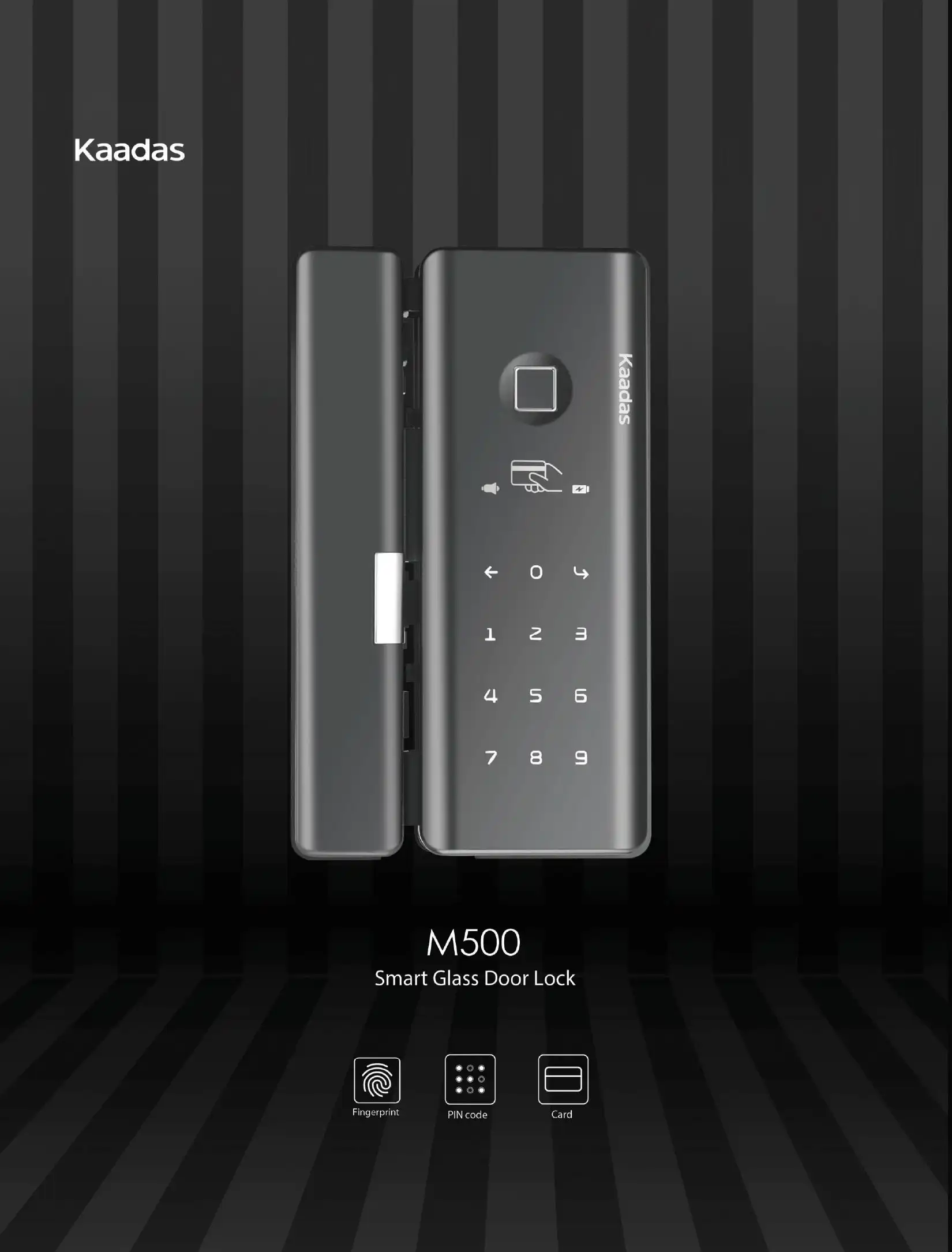 قفل دیجیتال شیشه سکوریت کاداس M500