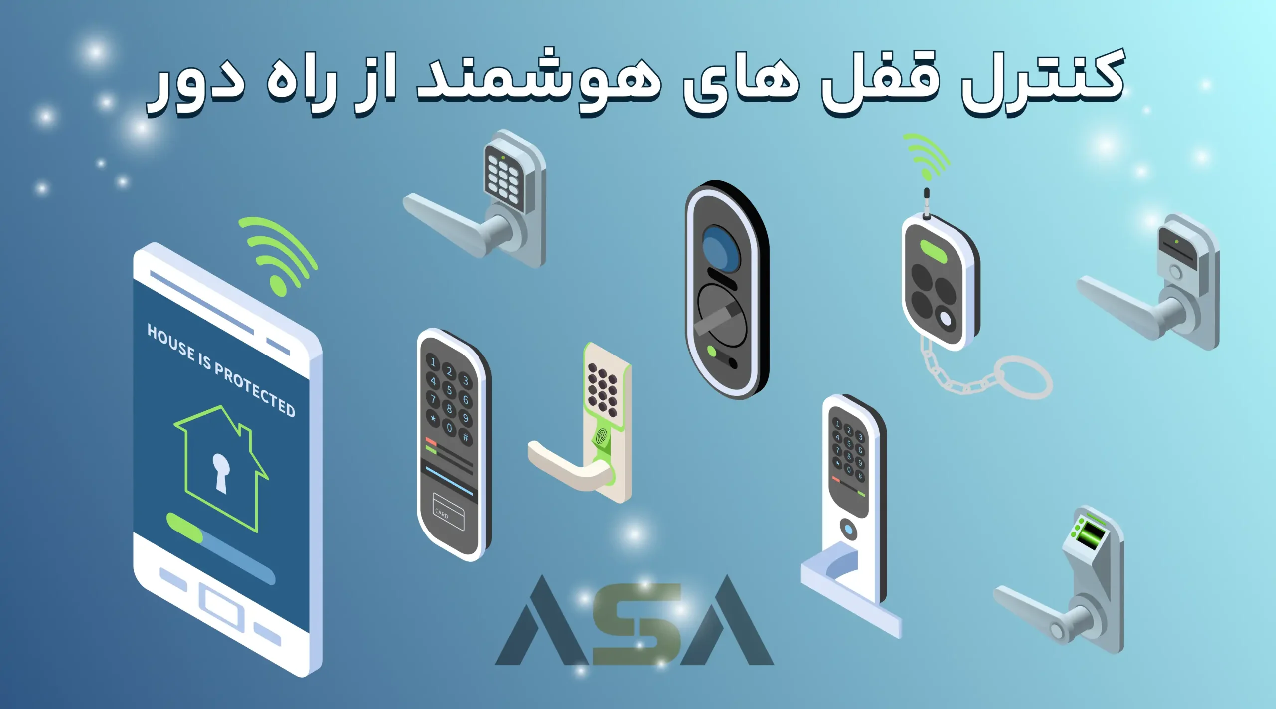کنترل قفل های هوشمند از راه دور