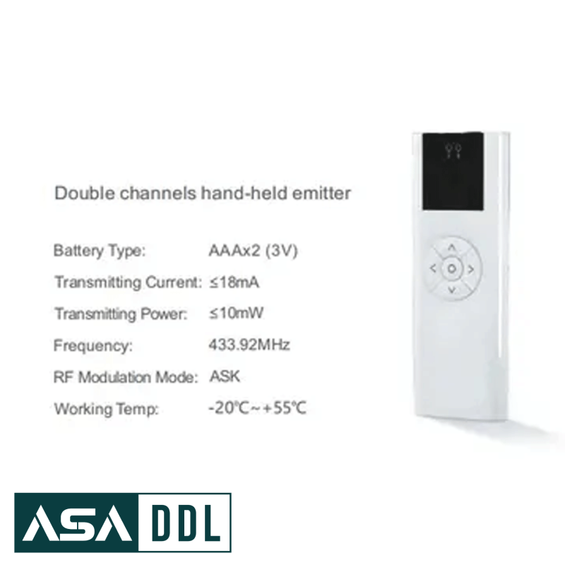 ریموت پرده برقی A-OK مدل AC114-02B - تصویر 7