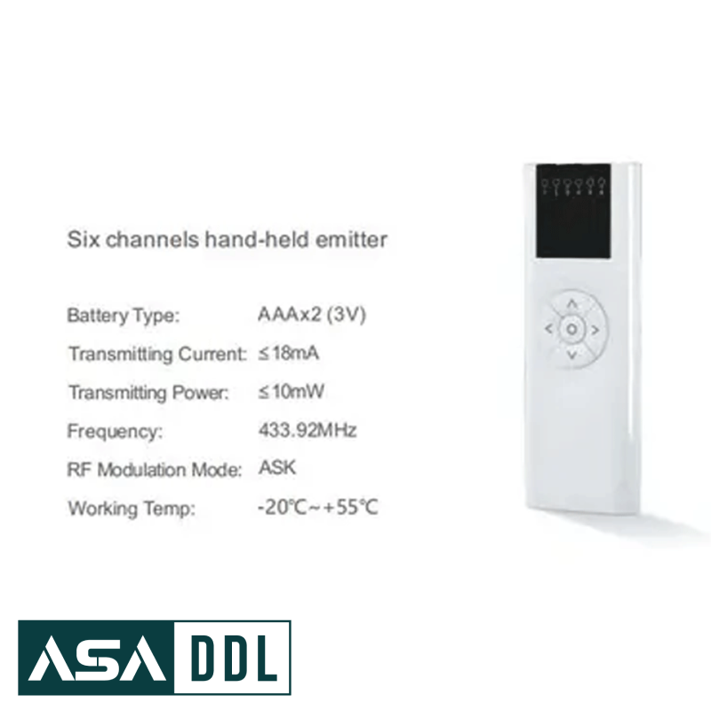 ریموت پرده برقی A-OK مدل AC114-06B - تصویر 7