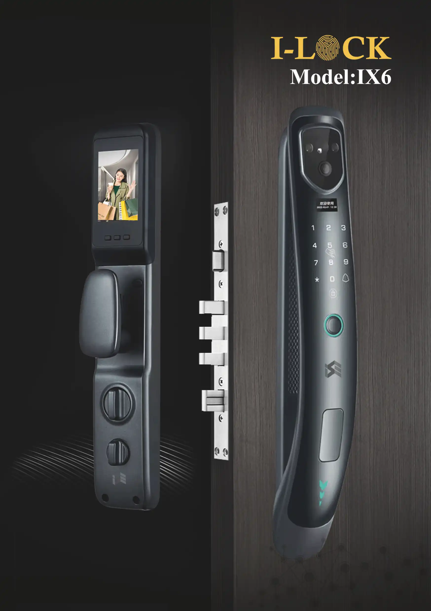 قفل هوشمند تشخیص چهره آی لاک IX6-3D