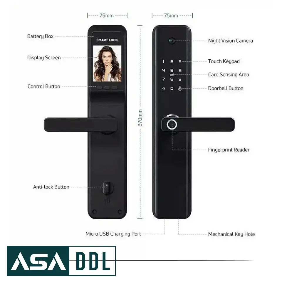 دستگیره هوشمند متا لاک ML718 Pro - تصویر 5