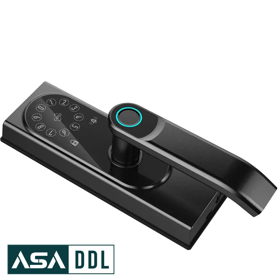قفل دیجیتال شیشه به چهارچوب