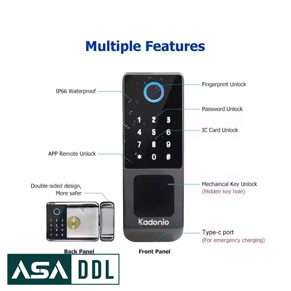 قفل هوشمند حیاطی Y600-d